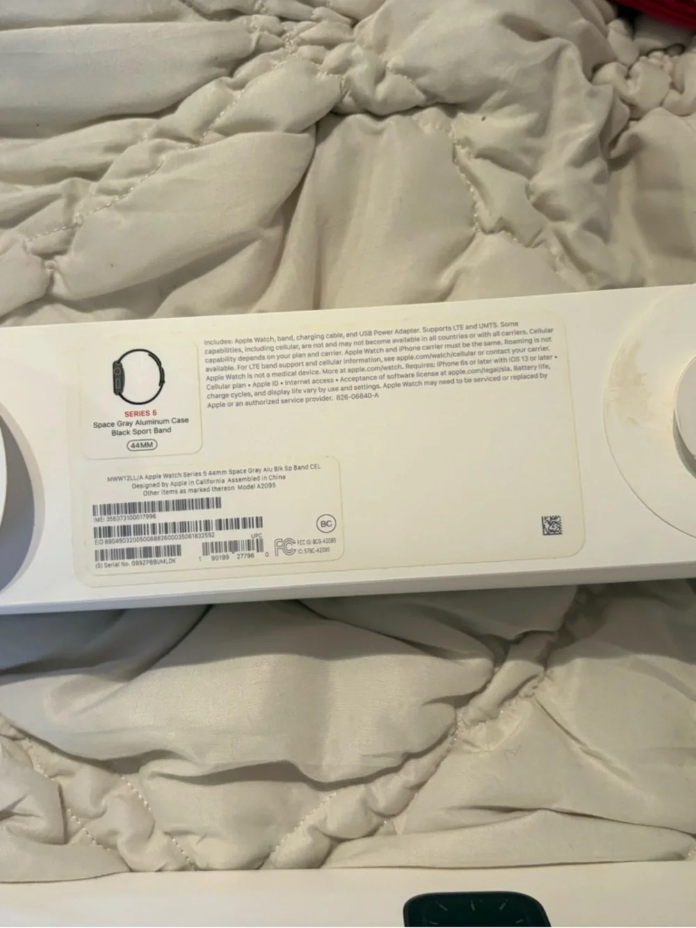 Apple Smartwatch Duo Series 5- 44 MM -2 Black Watches in lot-1 charger